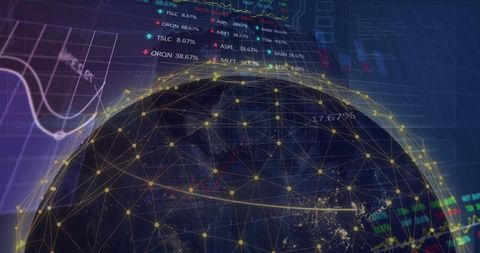 Global Network and Business Stock Market Data Analysis Technology - Download Free Stock Images Pikwizard.com