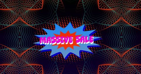 Vibrant Massive Sale Advertisement Poster Design - Download Free Stock Images Pikwizard.com