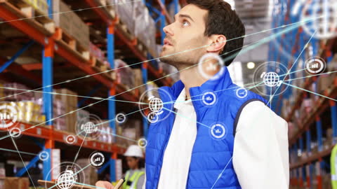 Warehouse Manager Leveraging Digital Connectivity and IoT