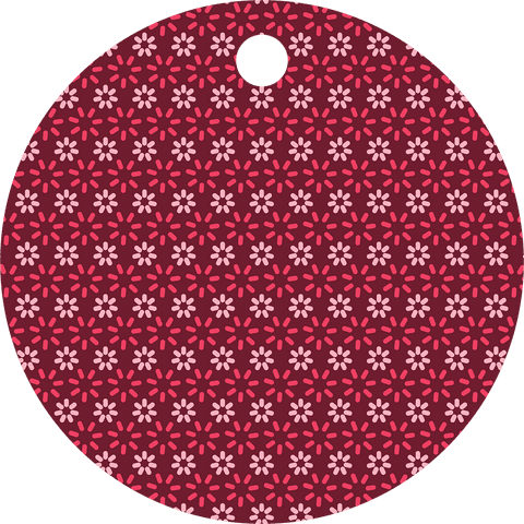 Pink Floral Label on Transparent Background Round Tag Design - Download Free Stock Videos Pikwizard.com