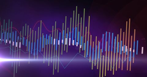 Dynamic Data Visualization on Digital Interface - Download Free Stock Images Pikwizard.com
