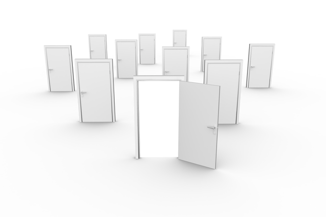 Collection of White Open Doors on Transparent Background - Download Free Stock Videos Pikwizard.com