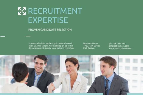 Professional Recruitment Expertise and Collaboration Team Meeting - Download Free Stock Templates Pikwizard.com