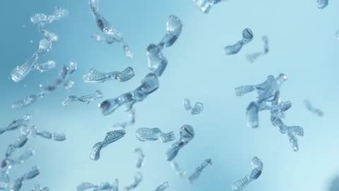 Floating Helical Structures in Futuristic Fluid Environment