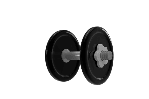 transparent black dumbbell for fitness and gym design - Download Free Stock Videos Pikwizard.com