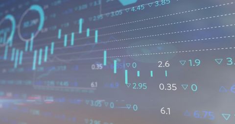 Global Financial Data Processing with Digital Connections - Download Free Stock Images Pikwizard.com