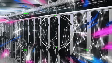 Futuristic Data Center with Network Security Overlay