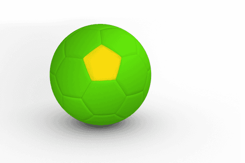 transparent bright green and yellow football on field - Download Free Stock Videos Pikwizard.com