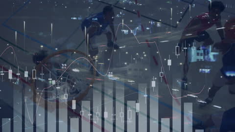 Dynamic Sports Data Analysis Overlay with Basketball Theme