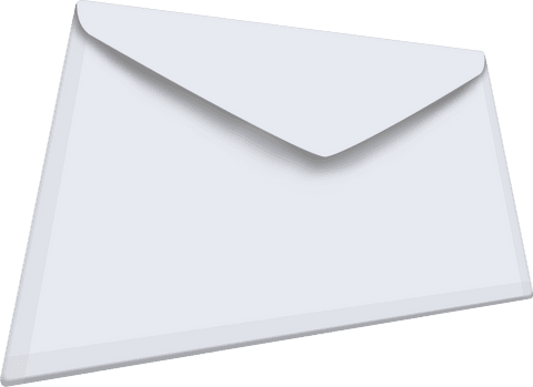 White Envelope PNG on Transparent Background Isolated - Download Free Stock Videos Pikwizard.com