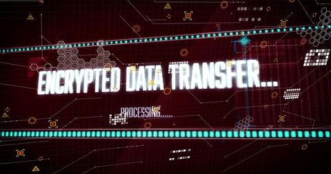 futuristic data transfer visualization with geometric patterns - Download Free Stock Images Pikwizard.com