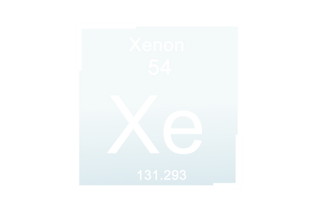 Transparent Xenon Chemical Element Symbol with Text - Download Free Stock Videos Pikwizard.com