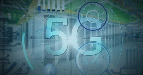 Futuristic 5g network visualization in data center environment