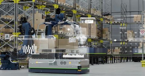 Smart warehouse automation with robotic technology