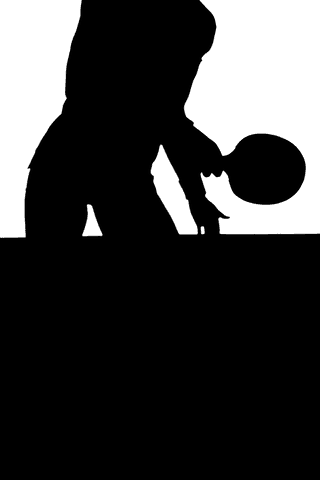 Transparent Silhouette Illustration of Woman In Sport Pose