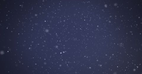 Falling Snowflakes on Deep Blue Background - Download Free Stock Images Pikwizard.com