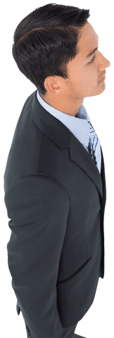 Confident Asian Businessman Standing Transparent Background - Download Free Stock Videos Pikwizard.com