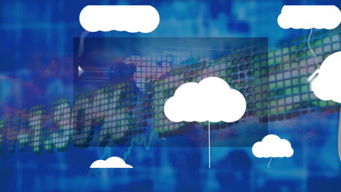 Abstract Animation of Financial Data with Computing Clouds