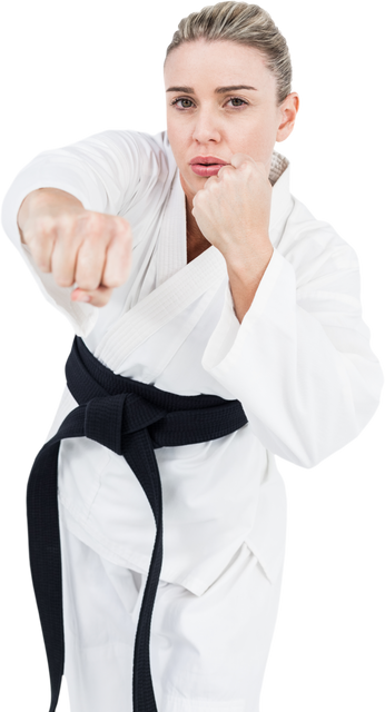 Female Athlete Practicing Judo on Transparent Background - Download Free Stock Videos Pikwizard.com