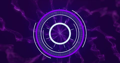 futuristic neon purple interface with digital waves - Download Free Stock Images Pikwizard.com