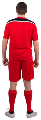 Transparent Background Football Player in Red Uniform Back View - Download Free Stock Videos Pikwizard.com