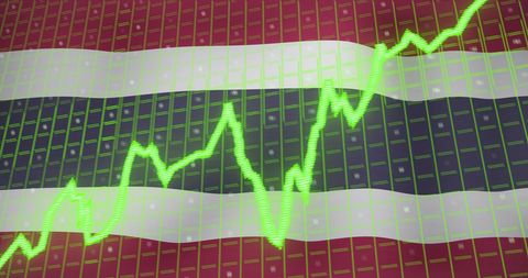 data analysis signs stagflation on costa rica flag concept - Download Free Stock Images Pikwizard.com