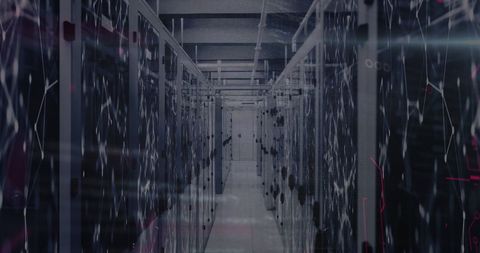 Futuristic Data Center With Digital Network Layers - Download Free Stock Images Pikwizard.com