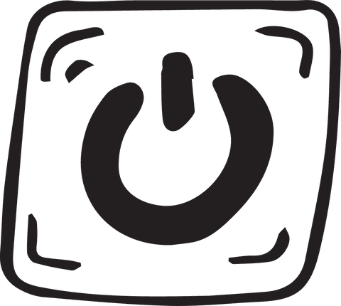 black off button symbol on transparent background - Download Free Stock Videos Pikwizard.com