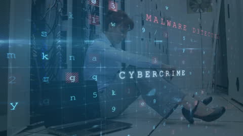 Cybersecurity Threats Overwhelm IT Technician in Server Room