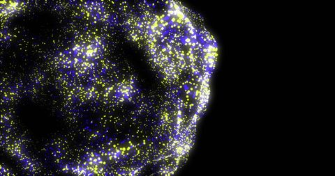 Globe of Digital Data Points over Black Background - Download Free Stock Images Pikwizard.com