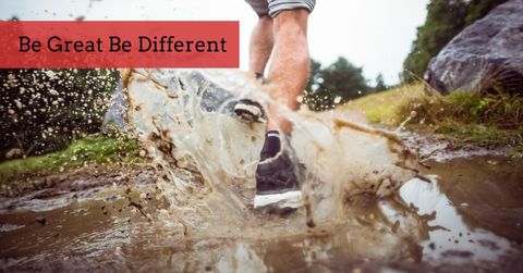 mud-splashed footsteps: embrace uniqueness in every step - Download Free Stock Templates Pikwizard.com