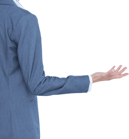 Transparent Business Professional Gesture Isolated on White Background - Download Free Stock Videos Pikwizard.com