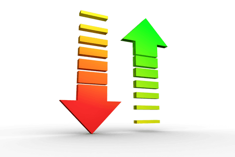 red and green arrows on transparent background for business - Download Free Stock Videos Pikwizard.com