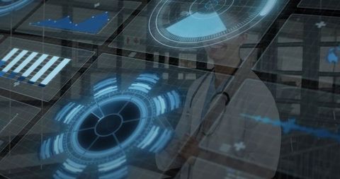 Innovative healthcare technology with confident female doctor