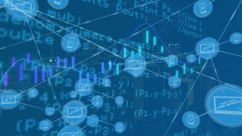 Digital Network Visualization with Data and Connections