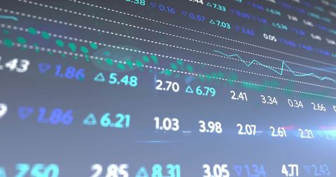 Dynamic Digital Stock Market Display with Global Insight - Download Free Stock Images Pikwizard.com