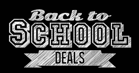 Wooden Blackboard with Back to School Deals Message - Download Free Stock Images Pikwizard.com