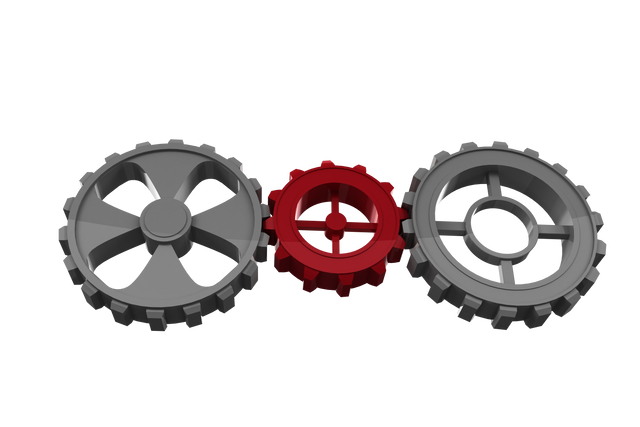 Gray and Red Cogs on Transparent Background for Mechanical Concept - Download Free Stock Videos Pikwizard.com