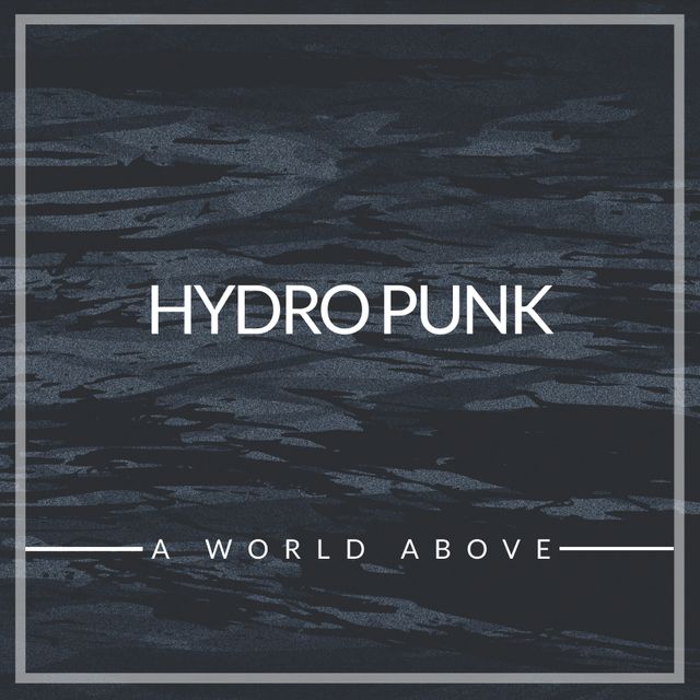 Hydropunk A World Above Album Cover with Abstract Reflections - Download Free Stock Templates Pikwizard.com