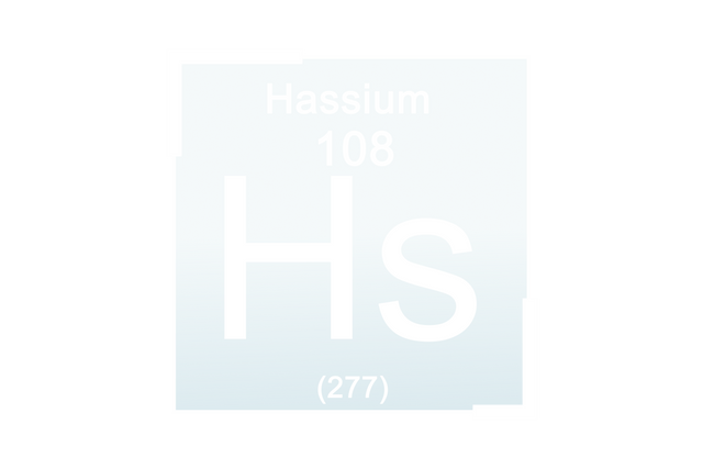 Hassium Element Symbol on Transparent Background for Chemistry Education - Download Free Stock Videos Pikwizard.com