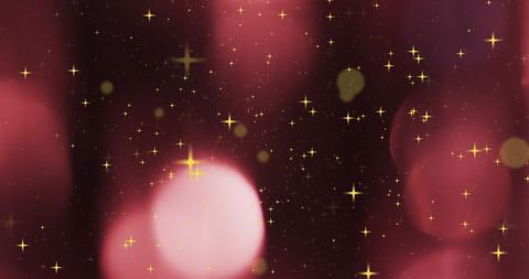 Festive Christmas Light Spots and Falling Star Snowflakes - Download Free Stock Images Pikwizard.com