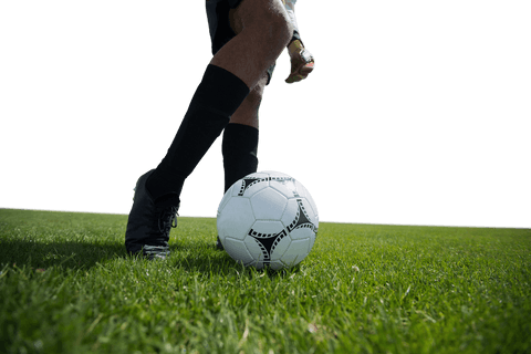 transparent soccer player preparing to shoot on field - Download Free Stock Videos Pikwizard.com