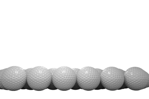 Transparent Row of Multiple Golf Balls on Dark Background - Download Free Stock Videos Pikwizard.com