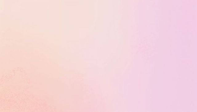 Soft pastel gradient background shifting from warm peach to pale lilac with subtle grain
