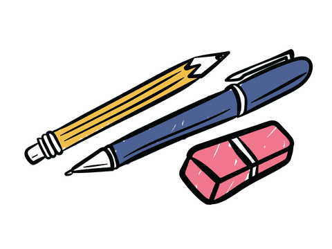 transparent illustration of school supplies for education concept - Download Free Stock Videos Pikwizard.com