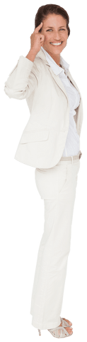 confident businesswoman smiling and saluting transparent png - Download Free Stock Videos Pikwizard.com