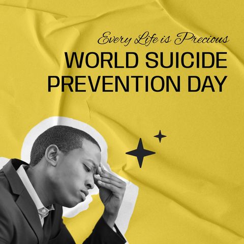 world suicide prevention day awareness campaign - Download Free Stock Templates Pikwizard.com