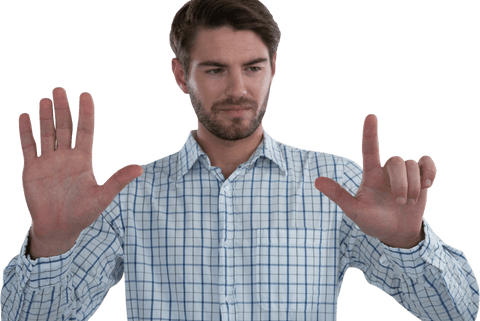 Businessman Pointing Forward on Transparent Background - Download Free Stock Videos Pikwizard.com