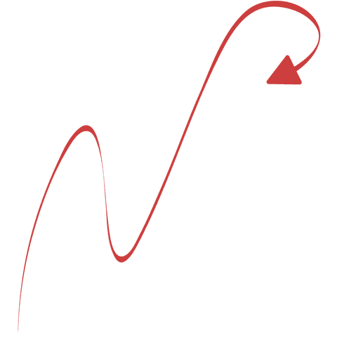 Red Wavy Left Arrow on Transparent Background Illustration - Download Free Stock Videos Pikwizard.com