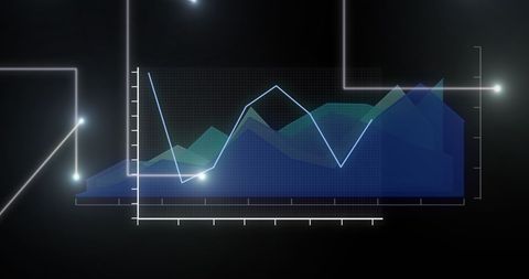 Dynamic Data Flow Over Digital Graphical Interface - Download Free Stock Images Pikwizard.com